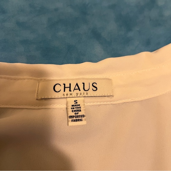 White button down blouse - Picture 3 of 3